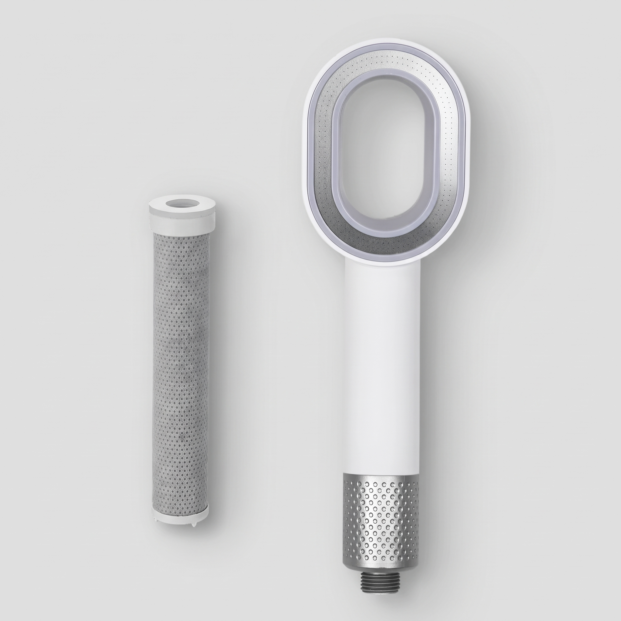 Rainloom Filtered High-Pressure Shower Head with Replaceable Cartridge